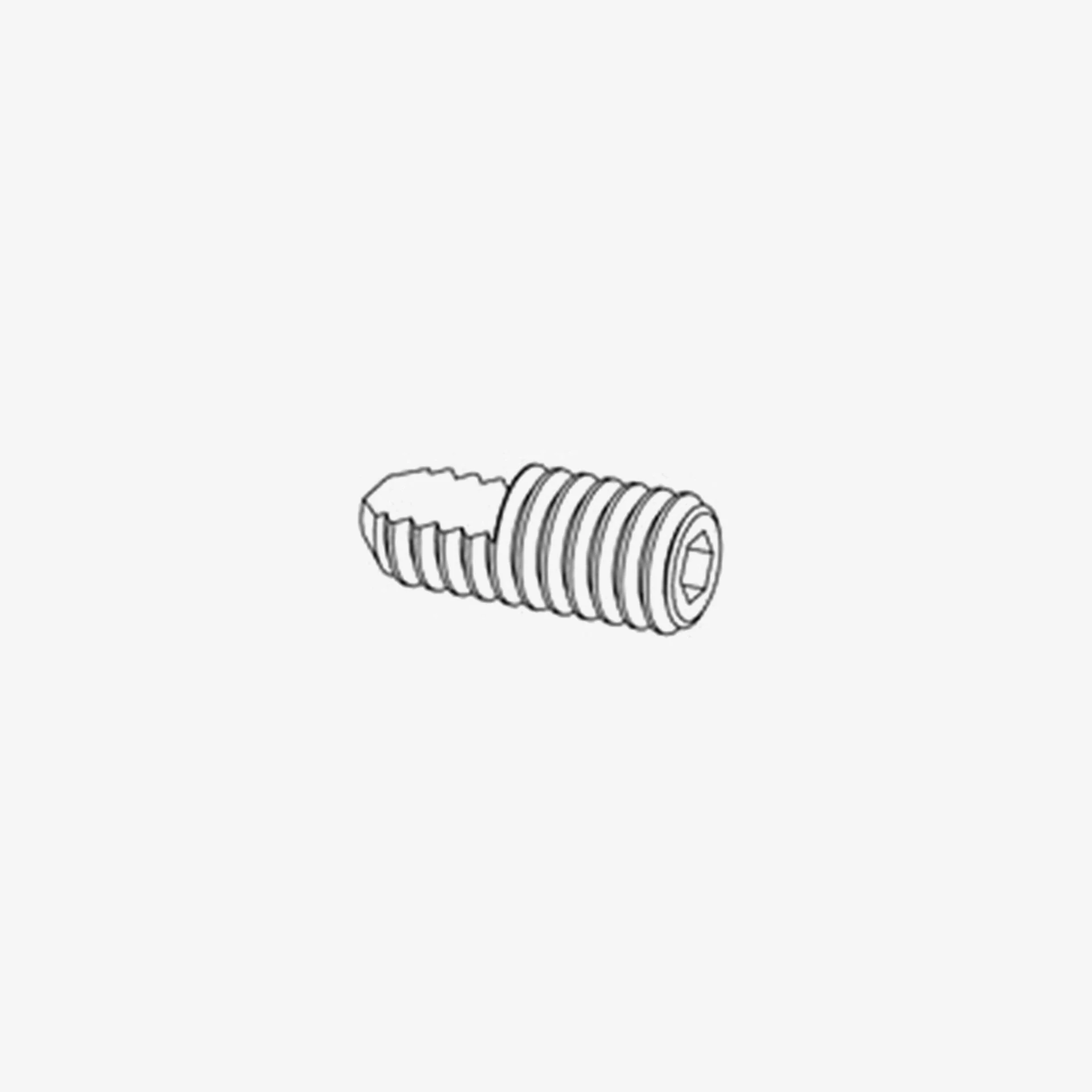 Ink Machines Peça No. 77 Spring Stop Screw
