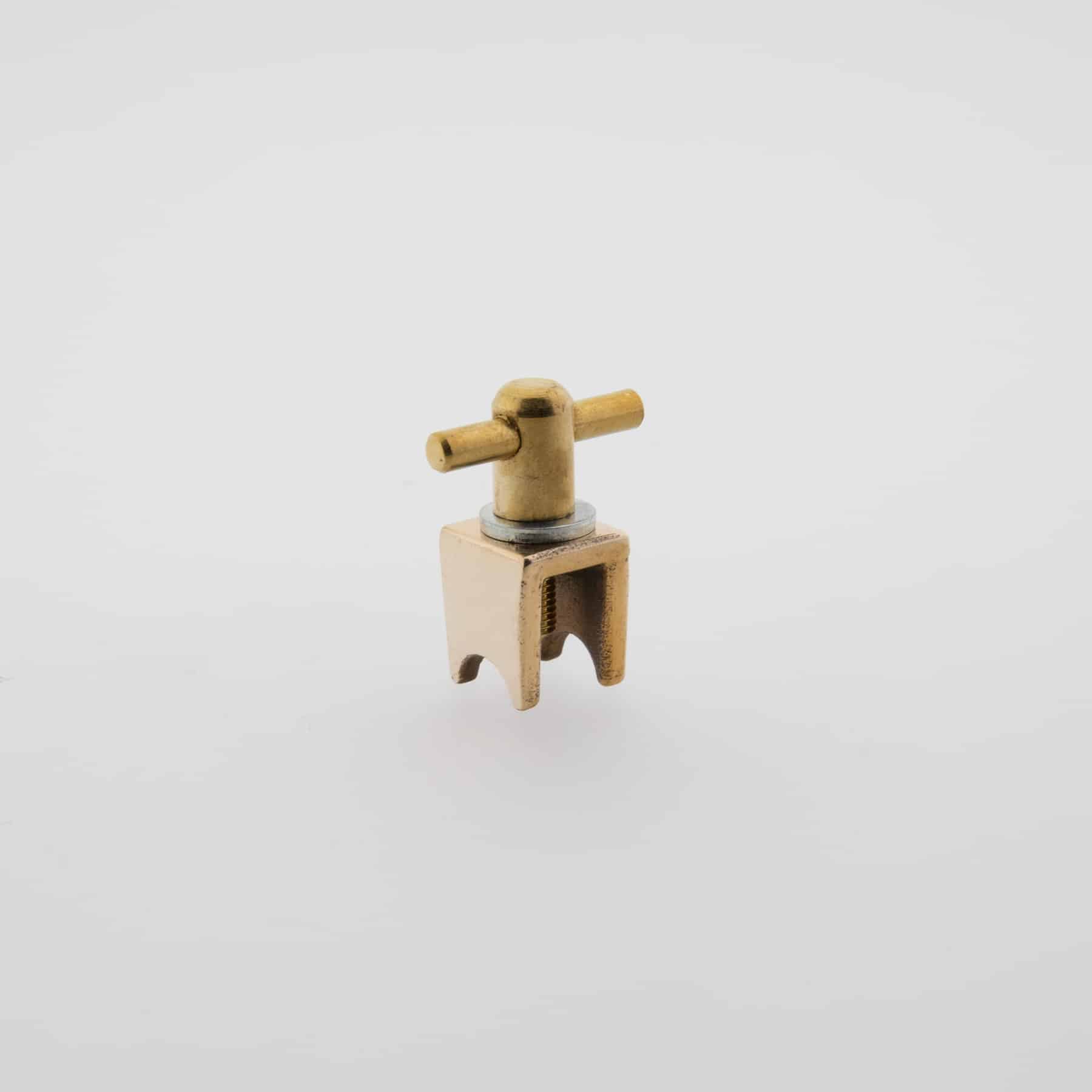 Micky Sharpz Collar e Wing Nut em Bronze Polido