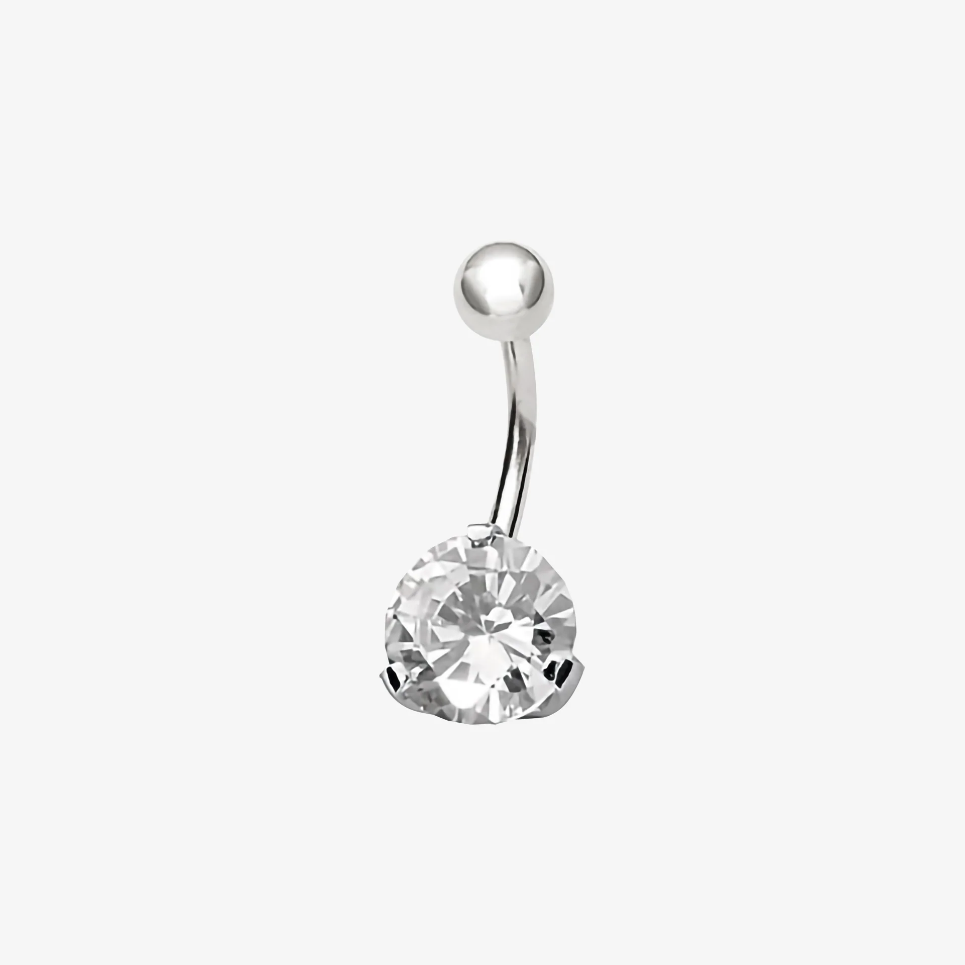 Piranha Banana Round Big Crystal Steel Basicline
