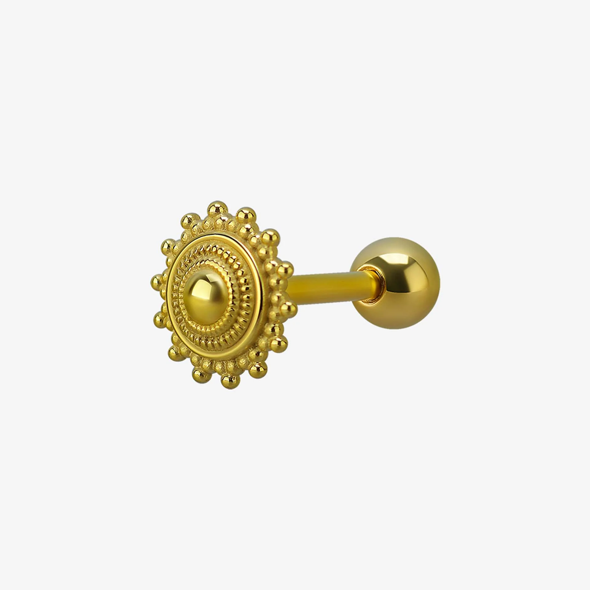 Piranha Barbell Tribal Steel Zirconline