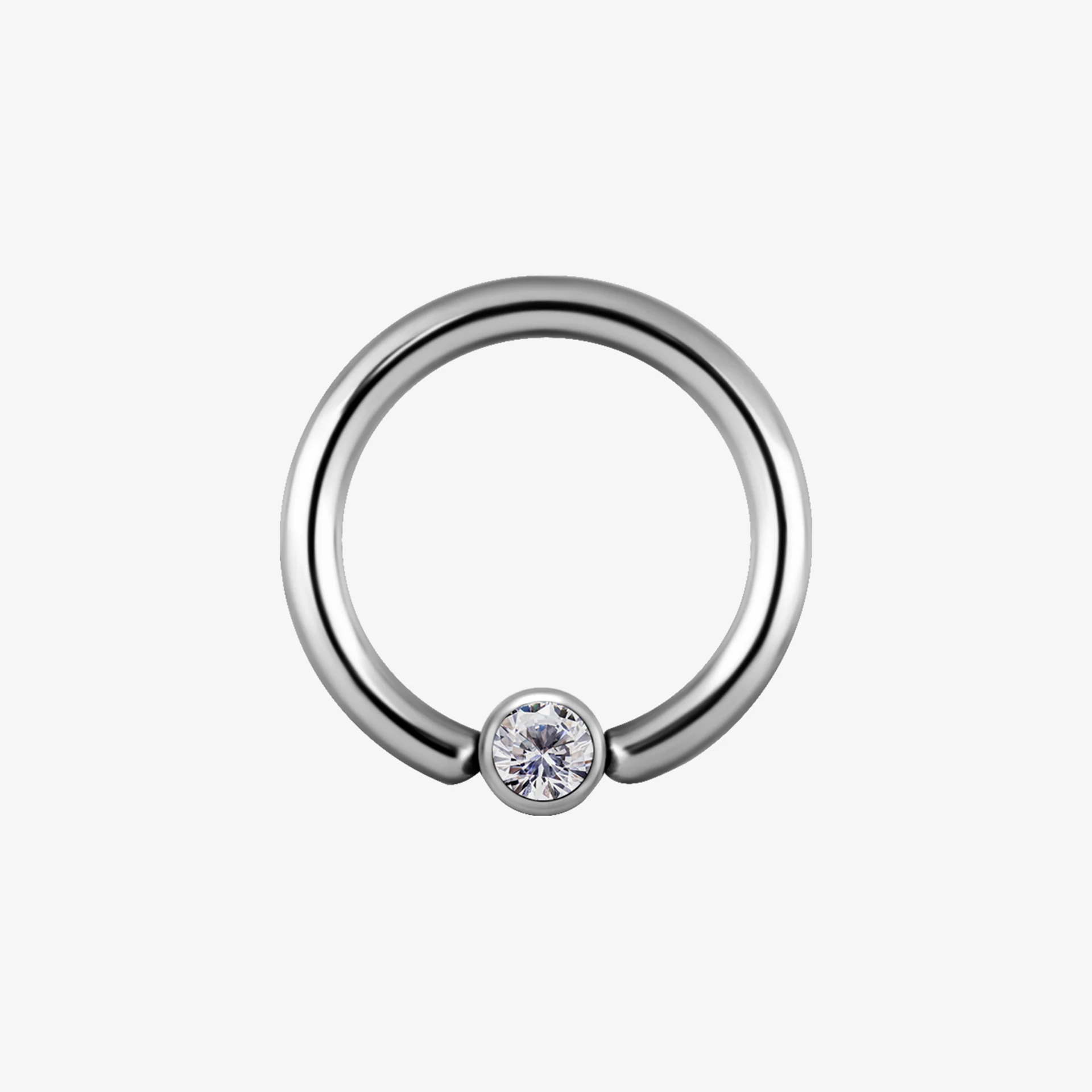 Piranha Argola Smiley Flat Crystal Ring Titan Highline - Image 2