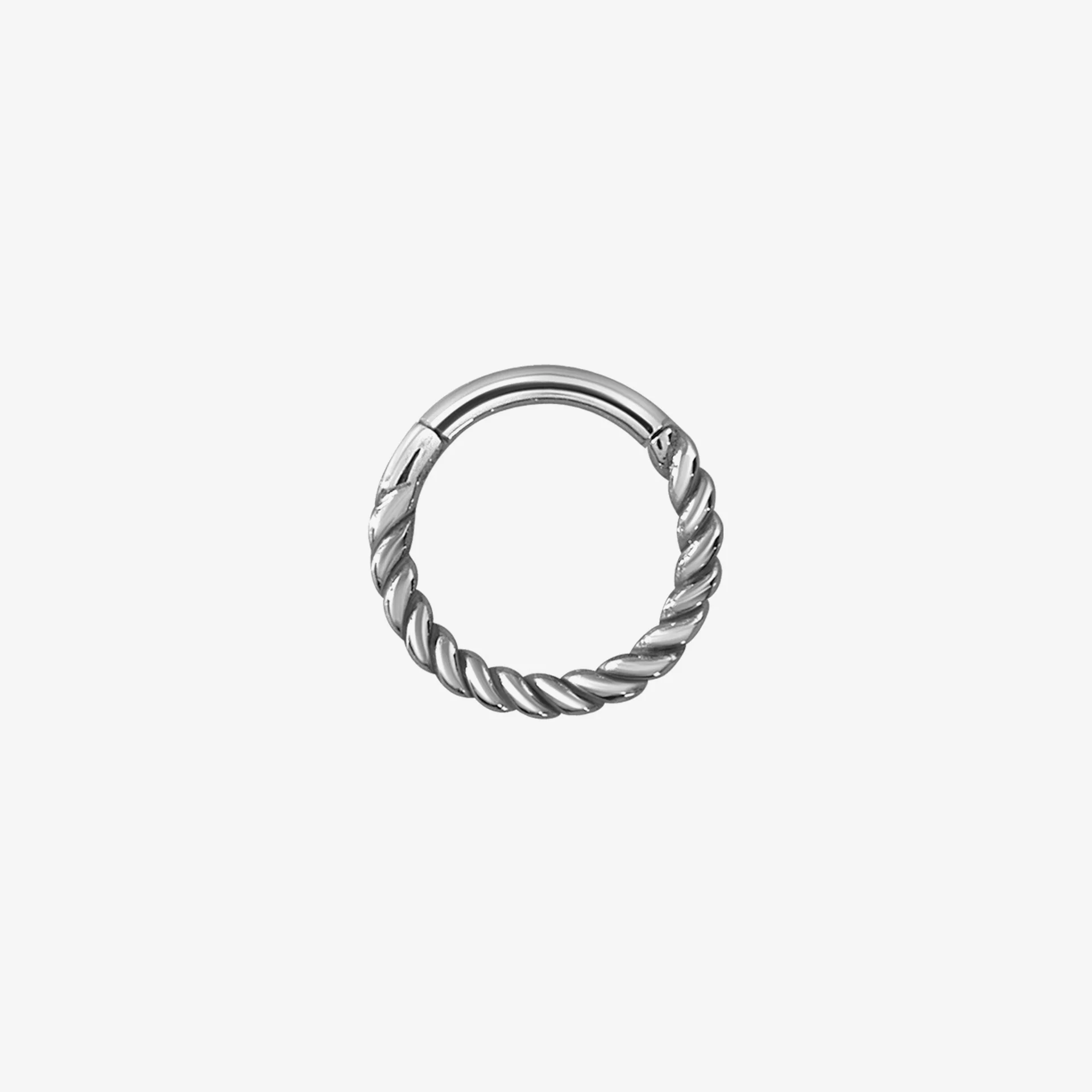 Piranha Argola Hinged Twisted Rope Steel Basicline - Image 6