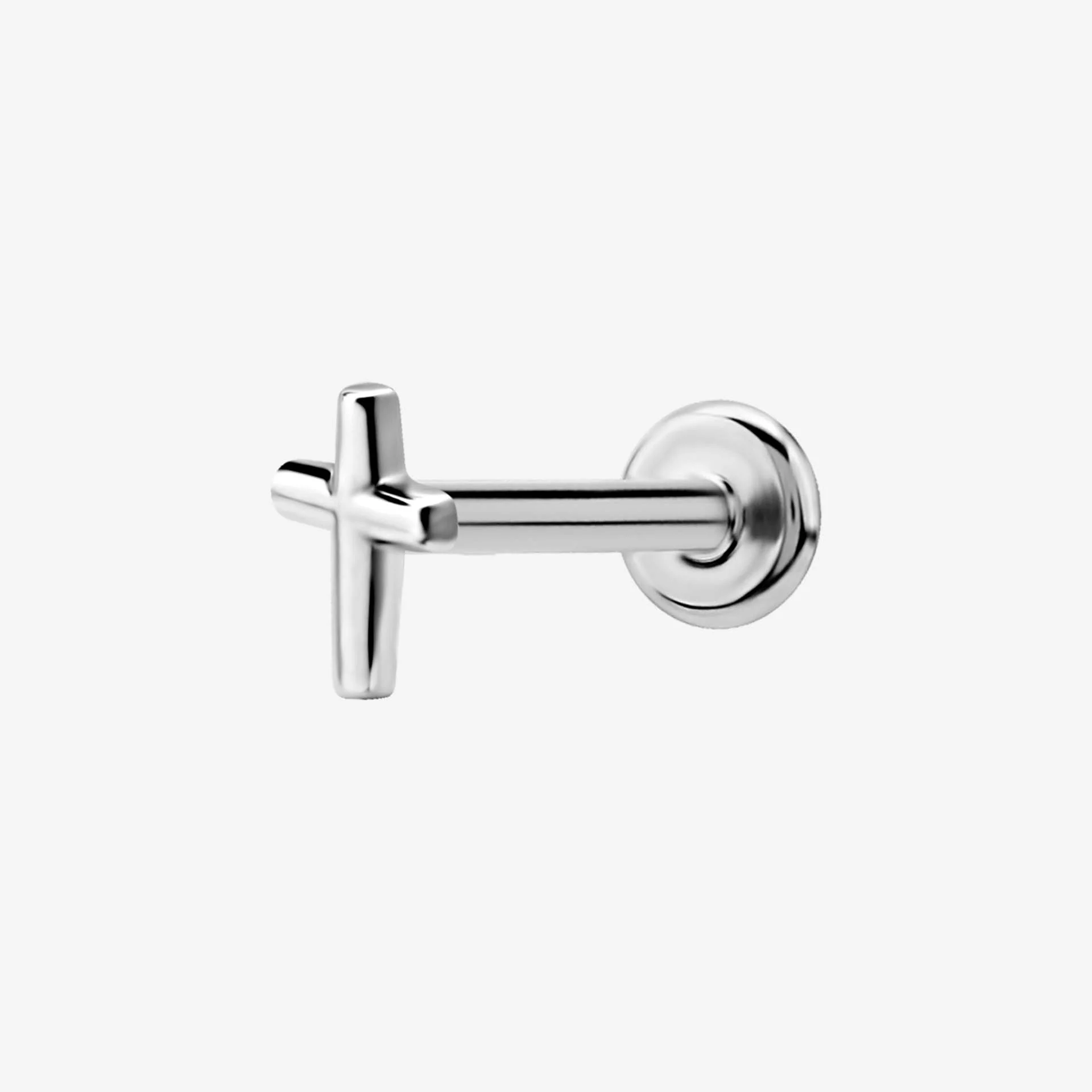 Piranha Labret Cross Steel Basicline