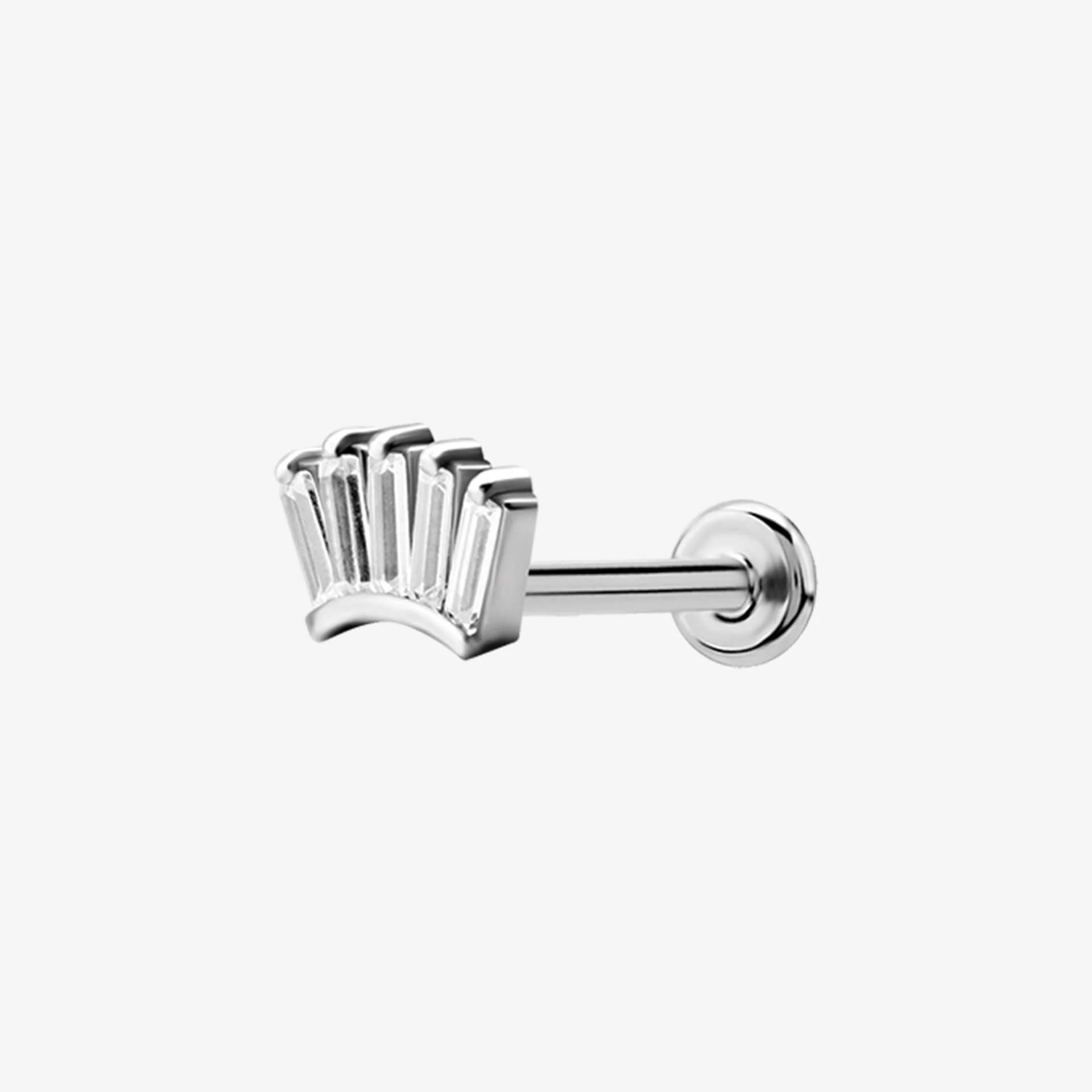 Piranha Labret Crown Steel Basicline - Image 2