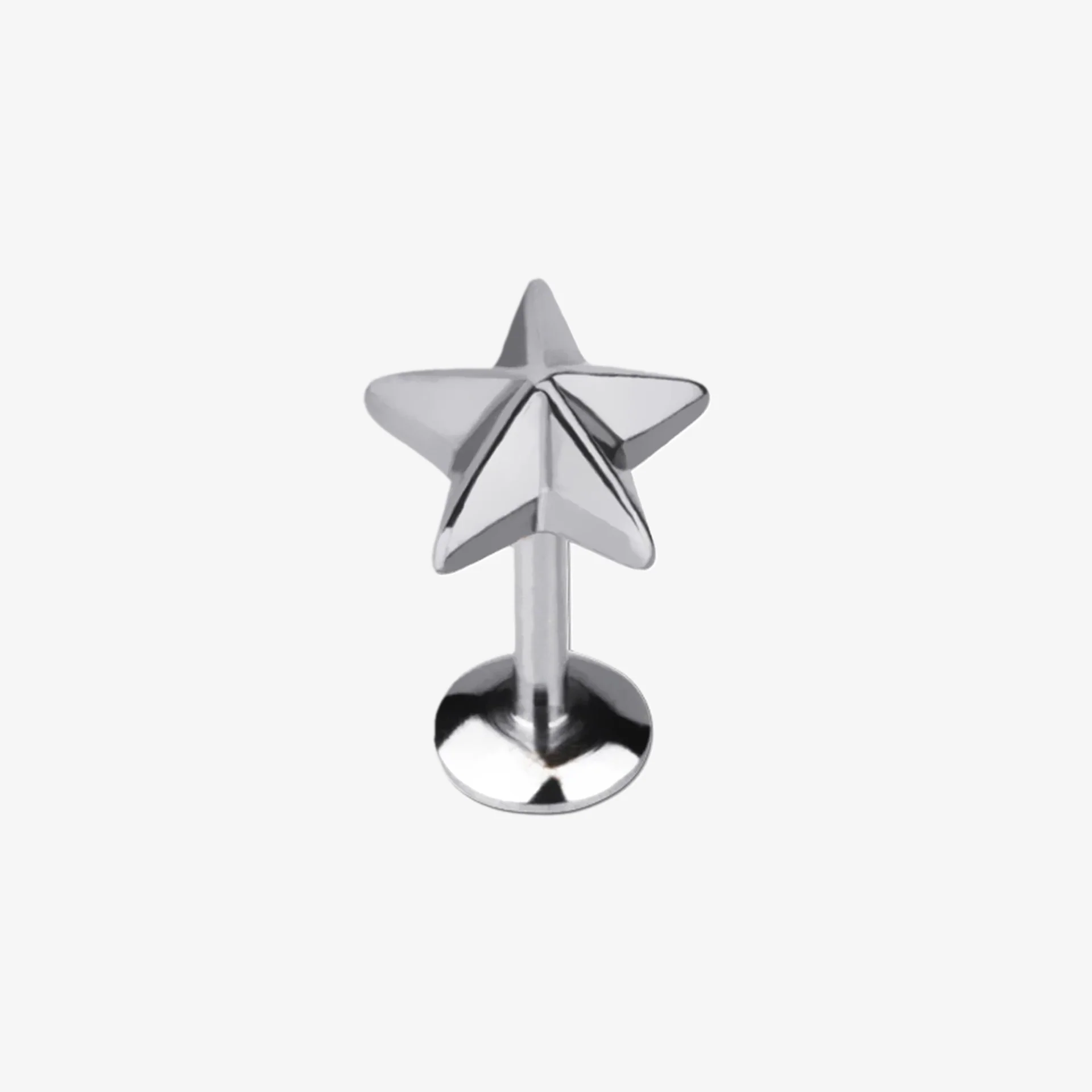 Piranha Labret Star Steel Basicline