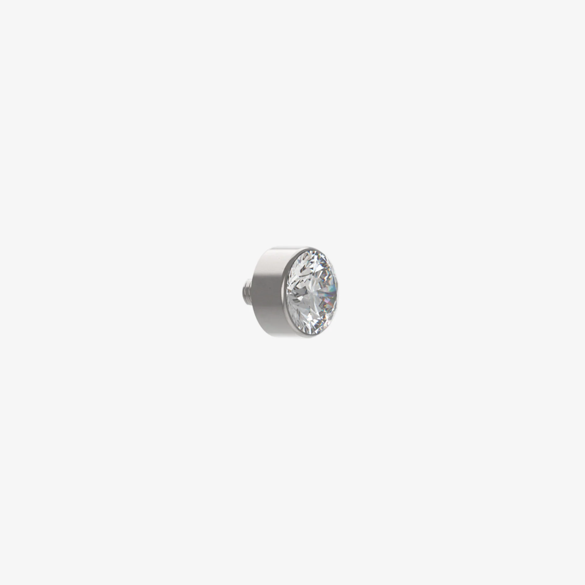 Piranha Cabeça Microdermal Aço Cirúrgico 316L com Pedra - Image 13