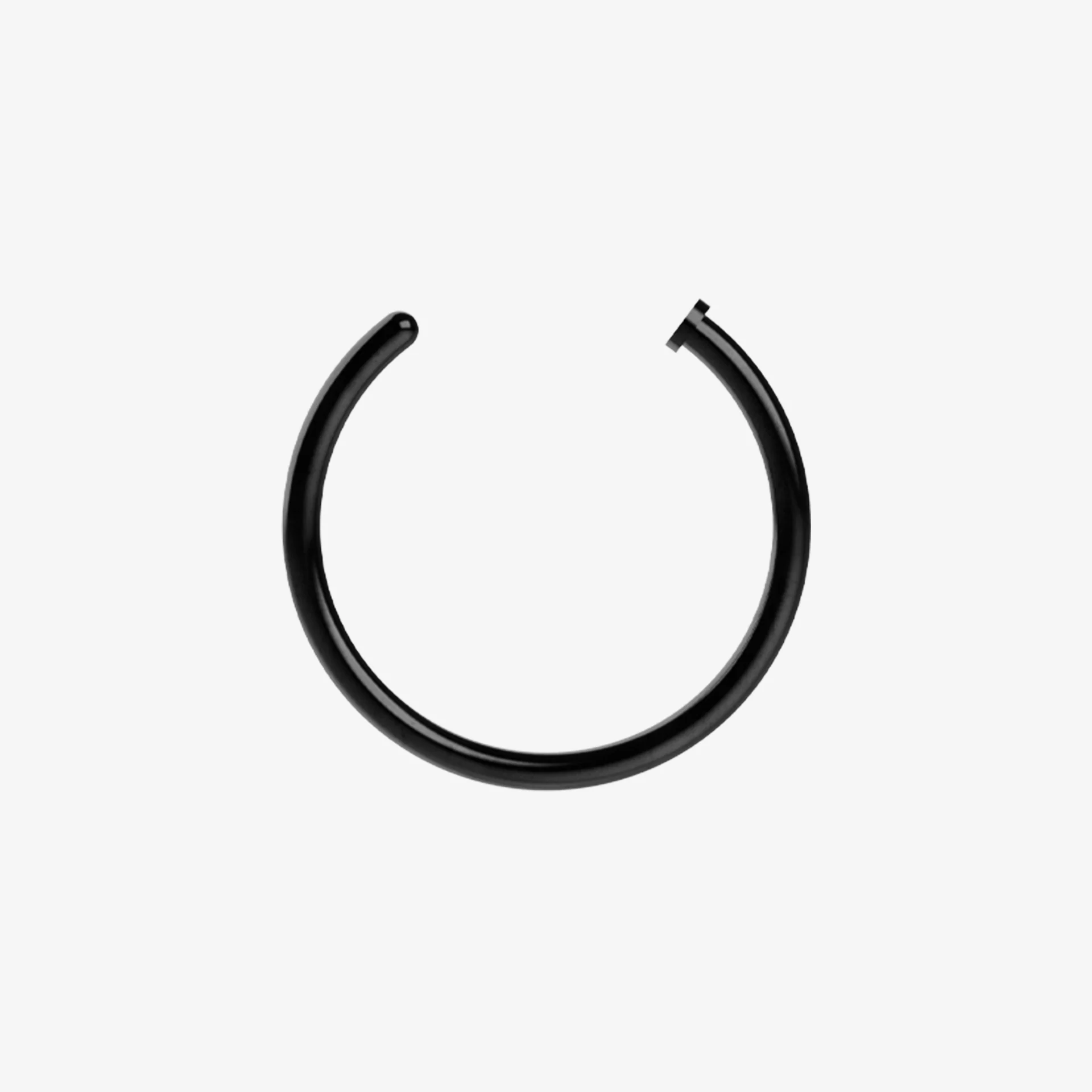 Piranha Nose Ring Aço Negro - Image 2