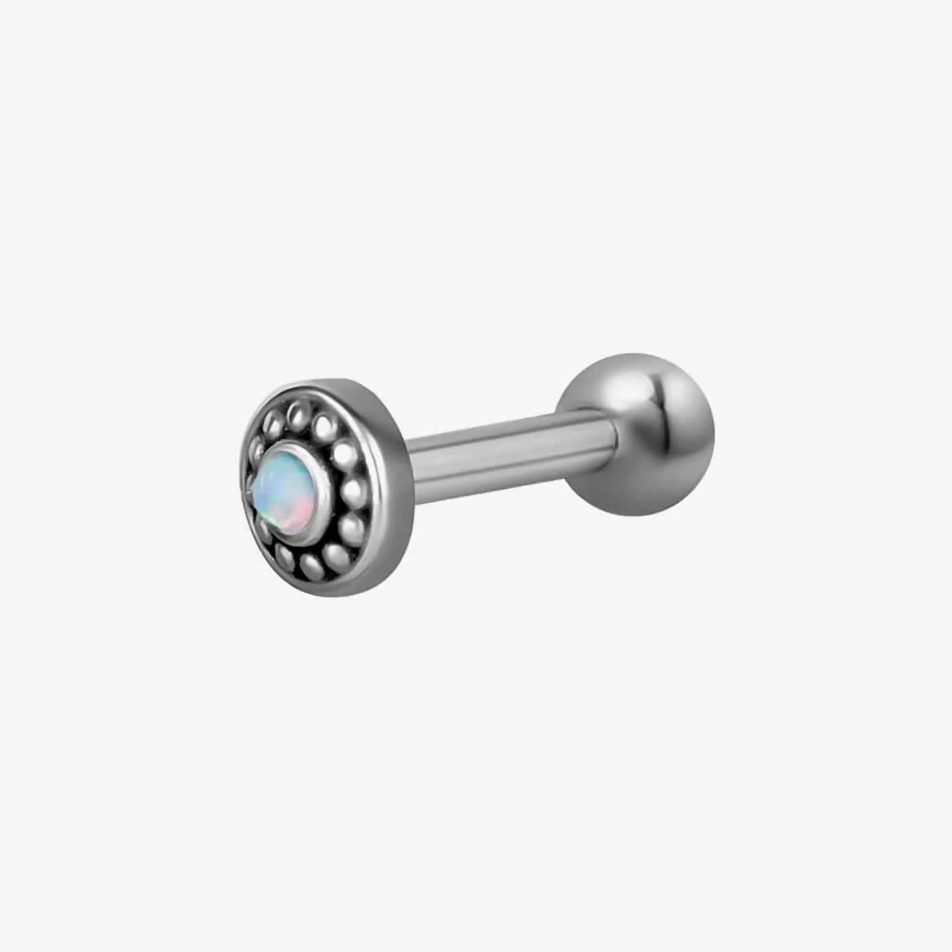 Wildcat Earbarbell Tribal Opal Steel Basicline