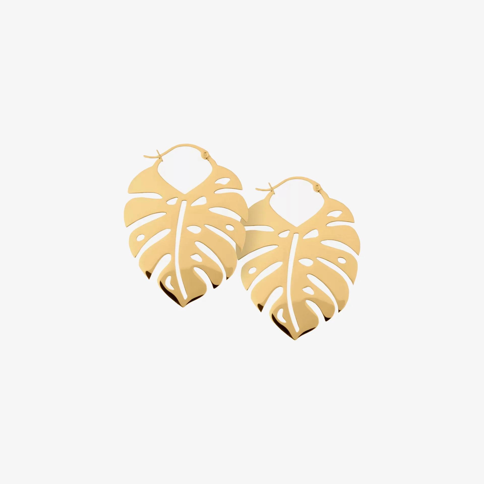 Wildcat Argola Monstera Leaf Steel Zirconline
