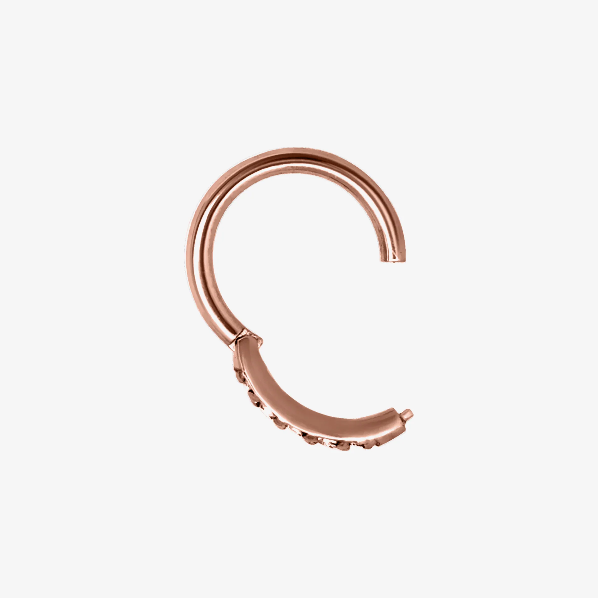 Wildcat Argola Pave Setting Crystal Top Steel Roseline - Image 2