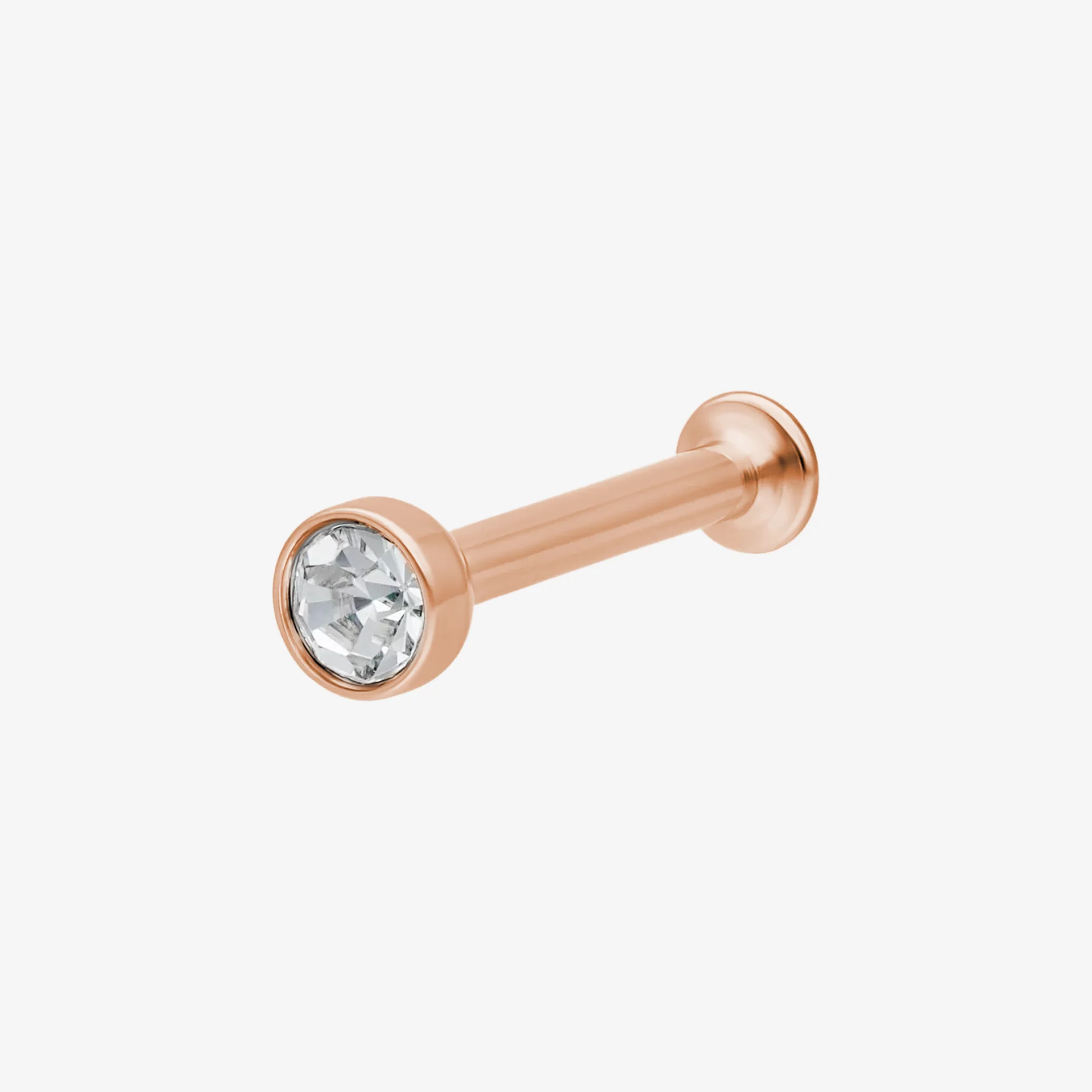 Wildcat Mini Labret c/ Pedra Titan Roseline