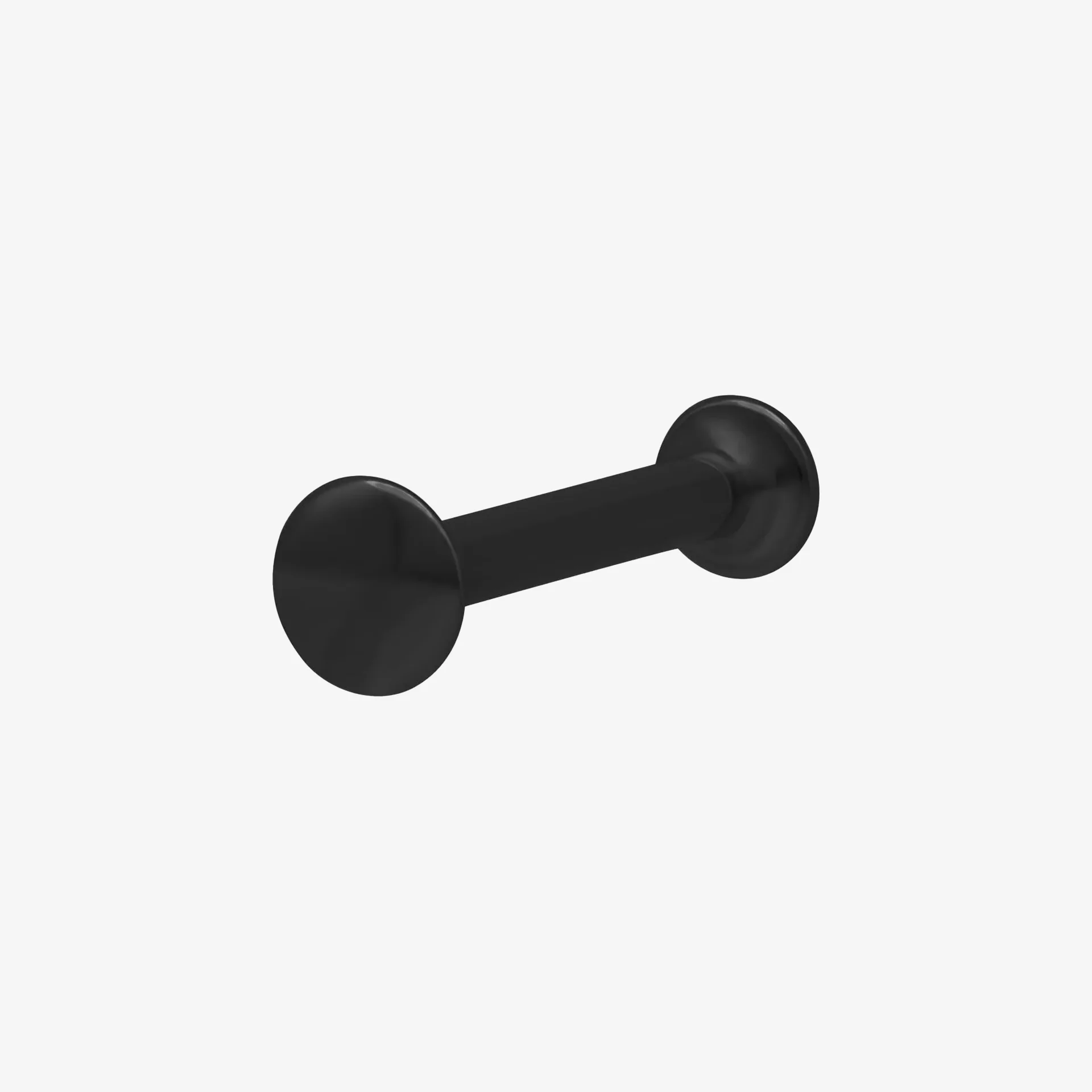 Wildcat Labret Disco Piercing Triplo Titan Blackline